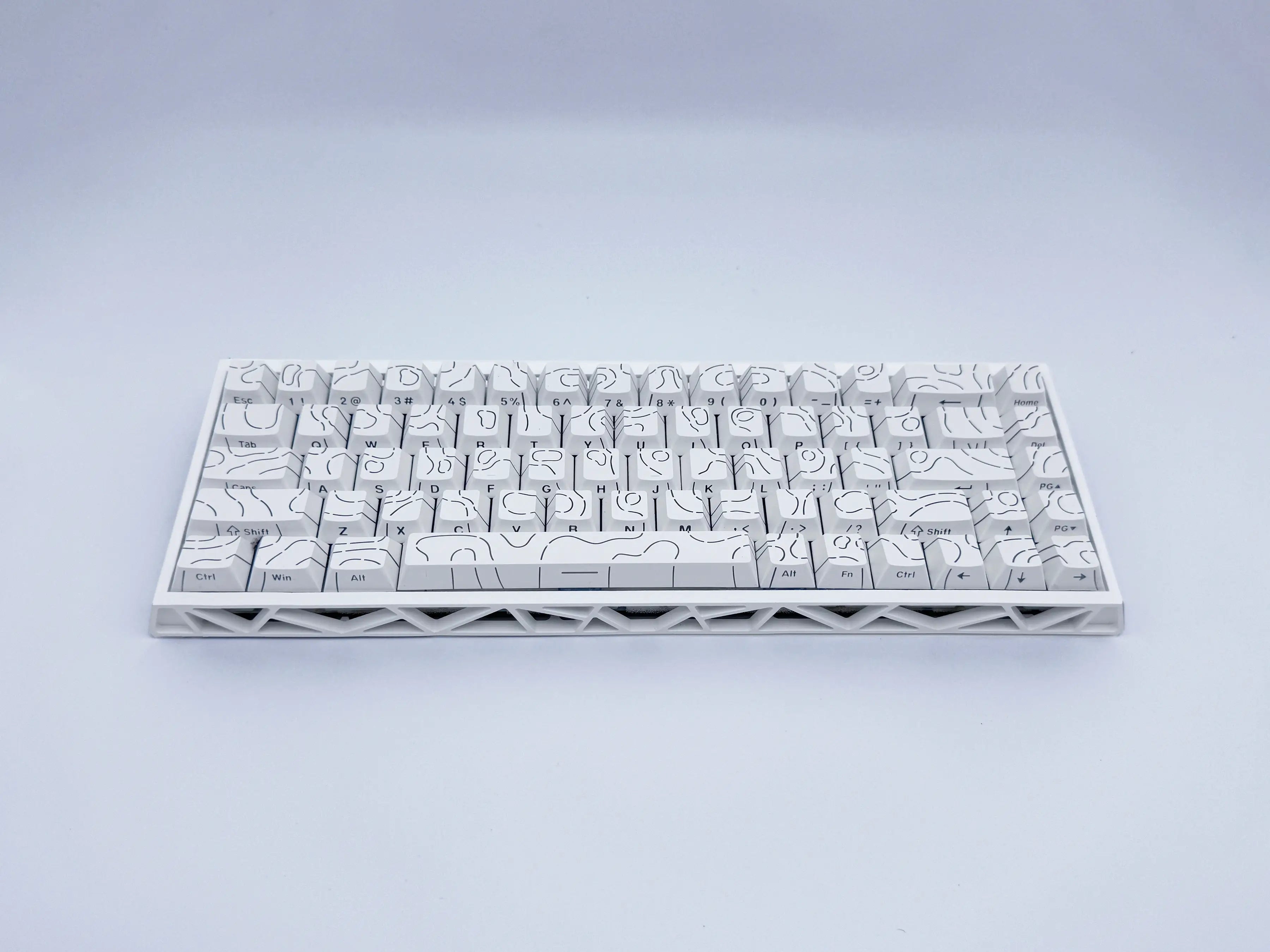 Framekeys Hollow 68% RGB Mechanical Keyboard – Glowing Lines Keycaps