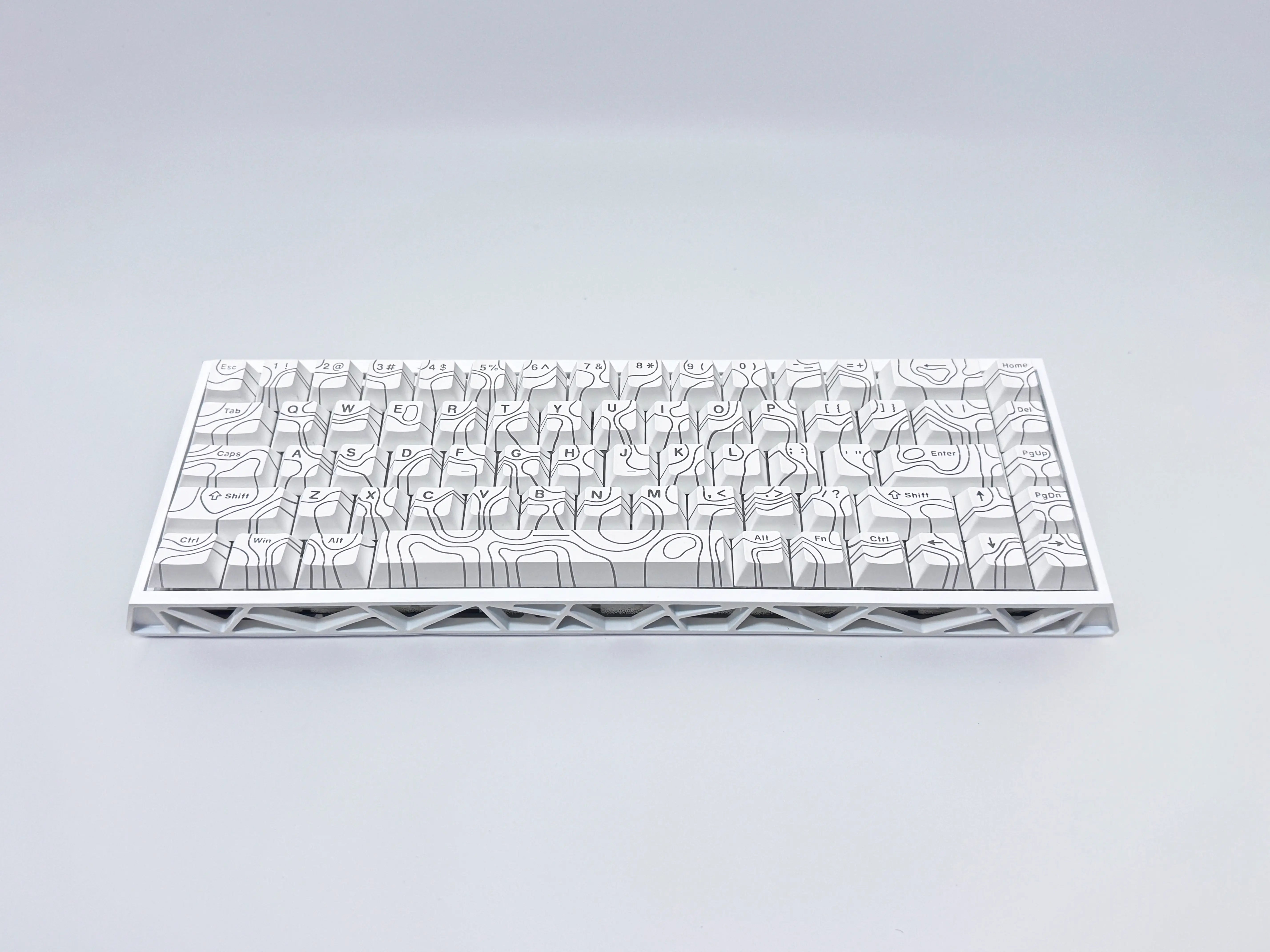 Keyxtap Hollow 68% Tri-Mode Mechanical Keyboard For Gaming & Typing