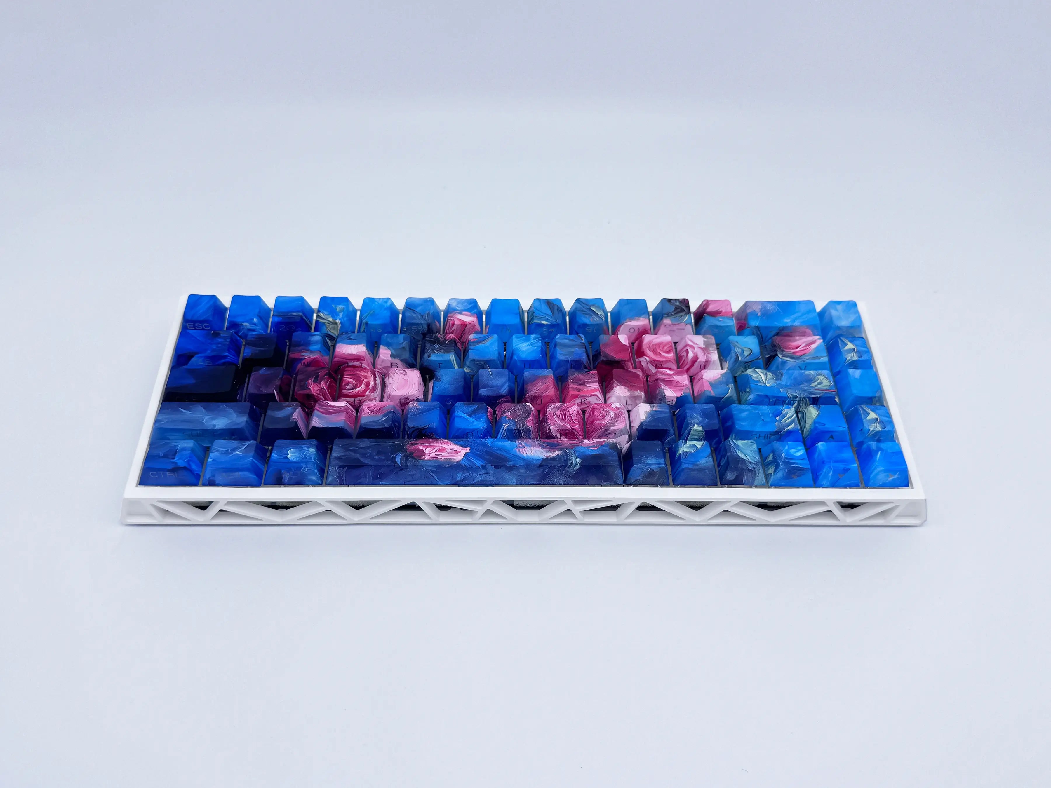 Keyxtap Hollow 68% Tri-Mode Mechanical Keyboard For Gaming & Typing