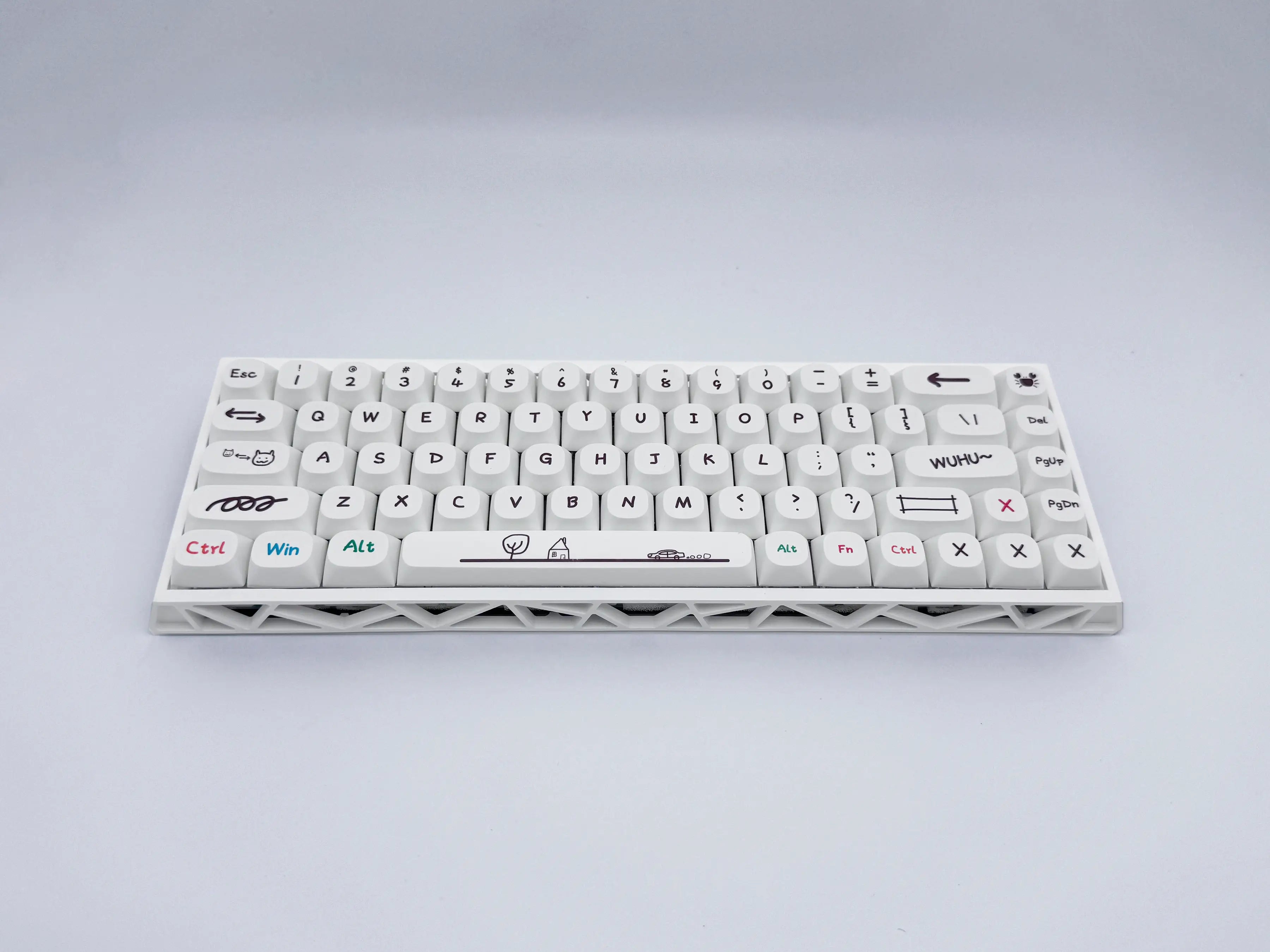 Keyxtap Hollow 68% Tri-Mode Mechanical Keyboard For Gaming & Typing